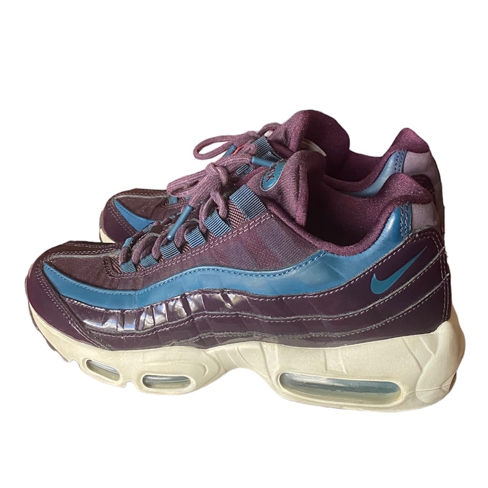 Nike Air Max 95 Special Edition Port Wine & space blue Patent Purple - Picture 2 of 5